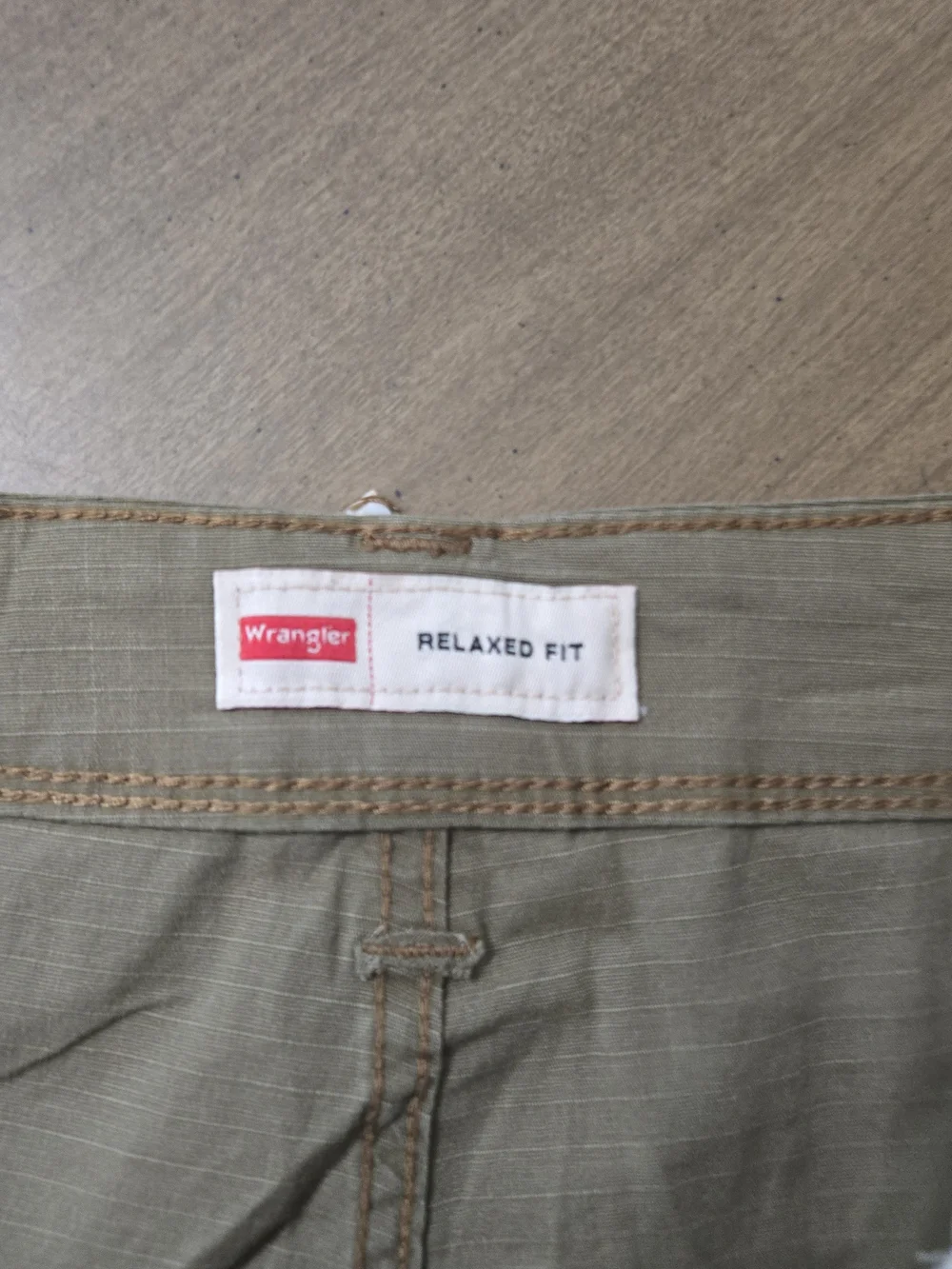 Wrangler Tan Cargo Shorts with Utility Pockets